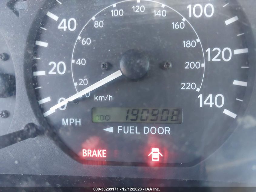 2000 Toyota Camry Le VIN: 4T1BG28K7YU937501 Lot: 38289171