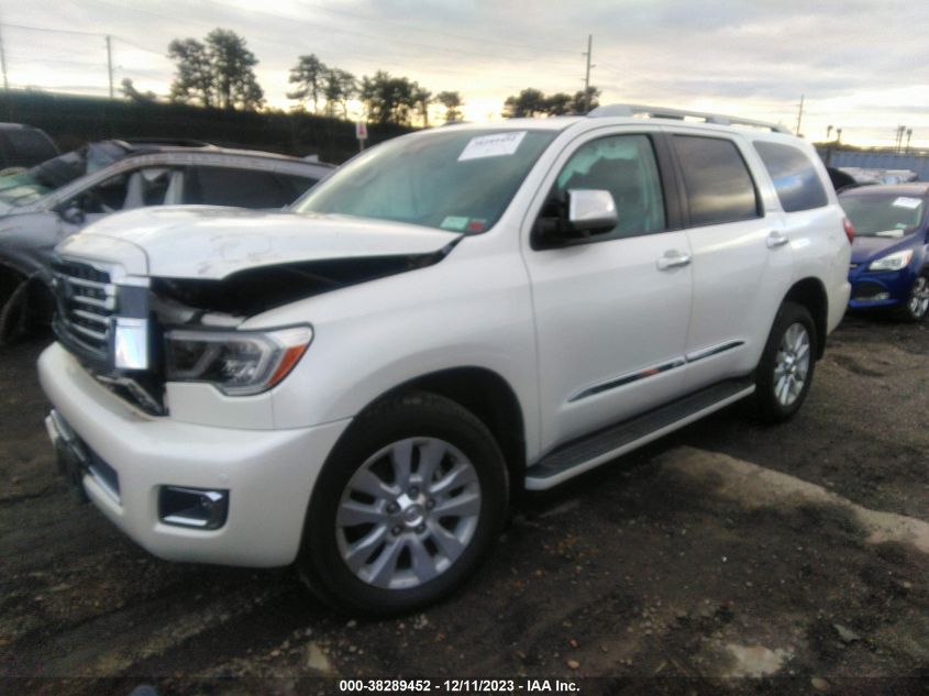 2020 Toyota Sequoia Platinum VIN: 5TDDY5G15LS179921 Lot: 38289452