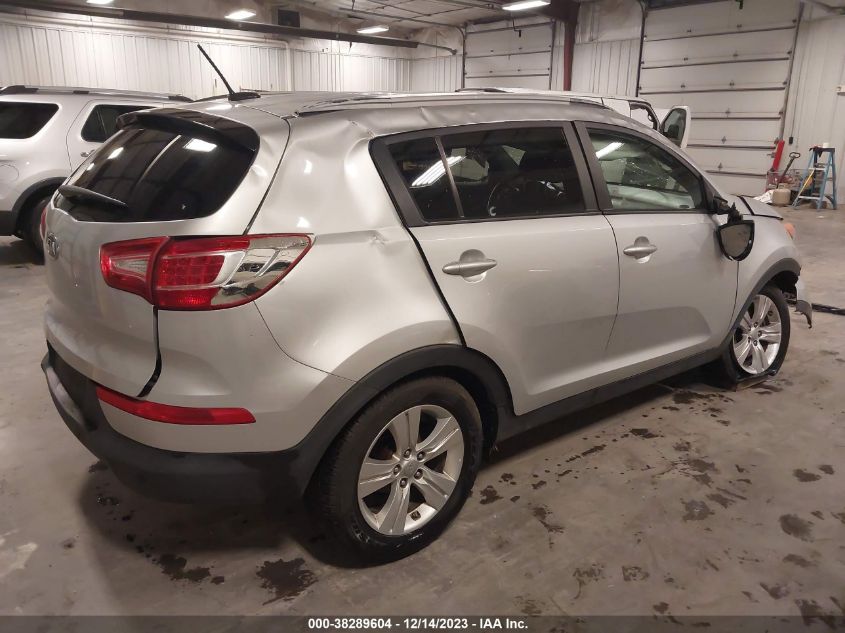 2012 Kia Sportage Lx VIN: KNDPB3A24C7314742 Lot: 38289604