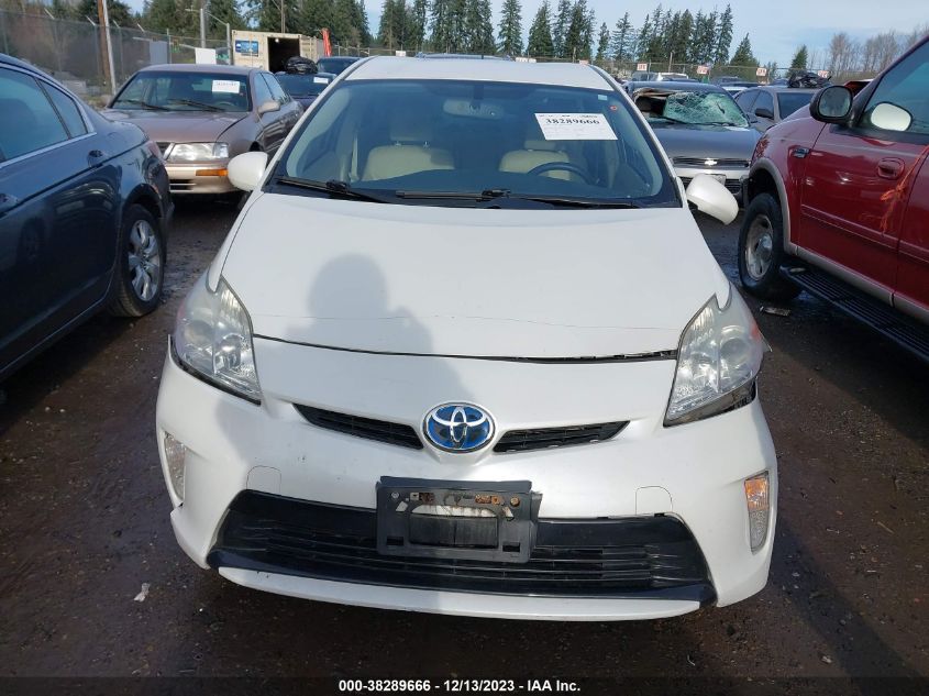 2012 Toyota Prius Four VIN: JTDKN3DU3C5467865 Lot: 38289666