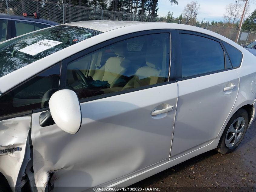 2012 Toyota Prius Four VIN: JTDKN3DU3C5467865 Lot: 38289666