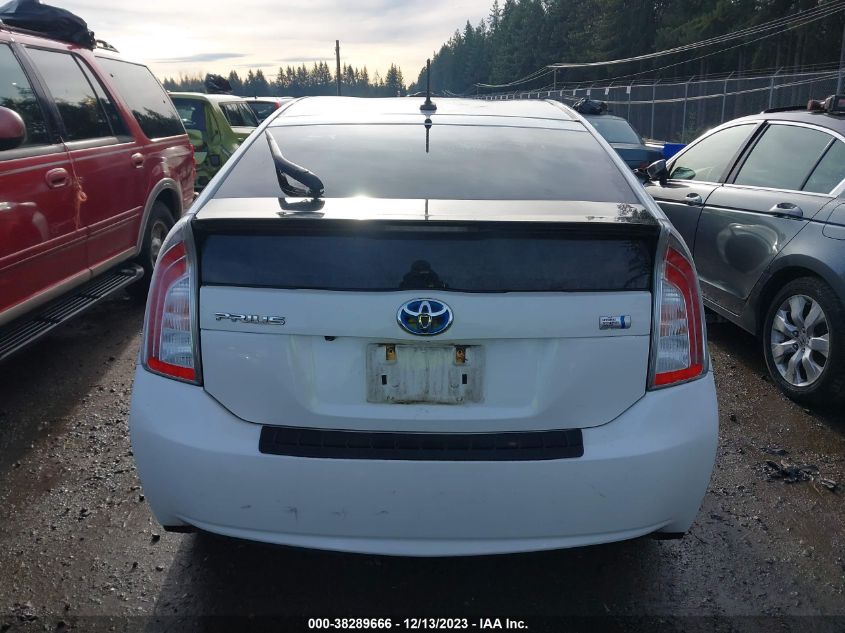 2012 Toyota Prius Four VIN: JTDKN3DU3C5467865 Lot: 38289666