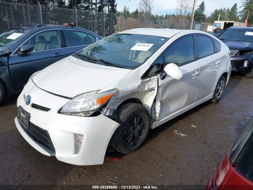 2012 Toyota Prius Four VIN: JTDKN3DU3C5467865 Lot: 38289666