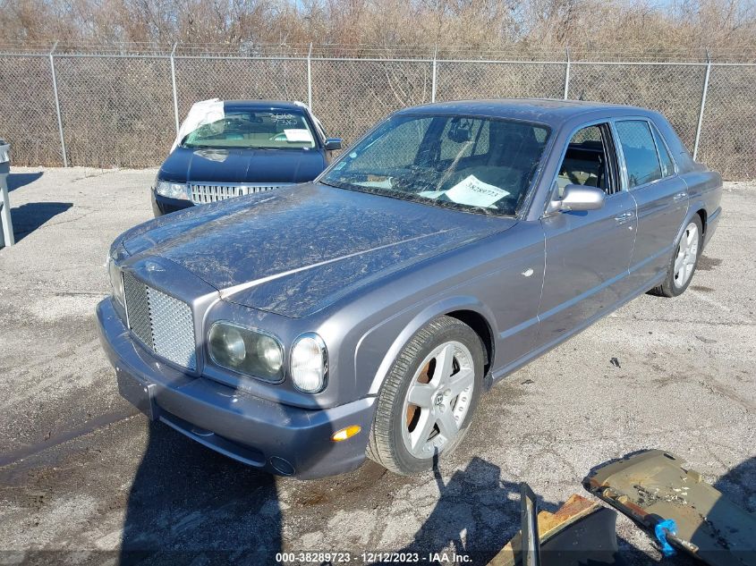 2002 Bentley Arnage T VIN: SCBLF34F32CX08615 Lot: 38289723