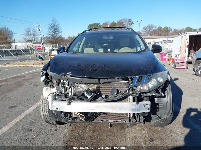 2010 Nissan Murano Sl VIN: JN8AZ1MU2AW002087 Lot: 38289740