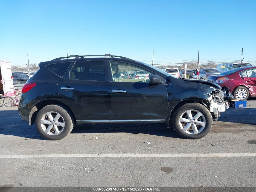 2010 Nissan Murano Sl VIN: JN8AZ1MU2AW002087 Lot: 38289740