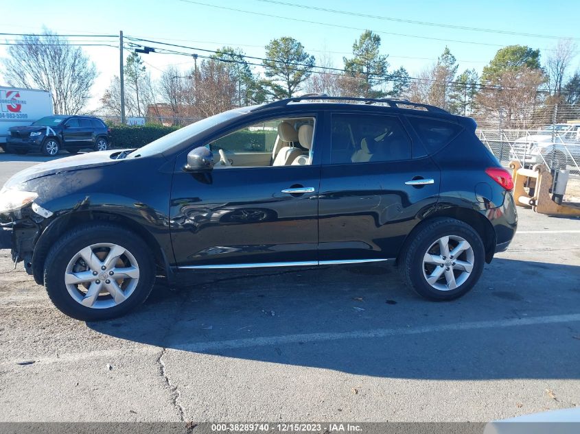 2010 Nissan Murano Sl VIN: JN8AZ1MU2AW002087 Lot: 38289740