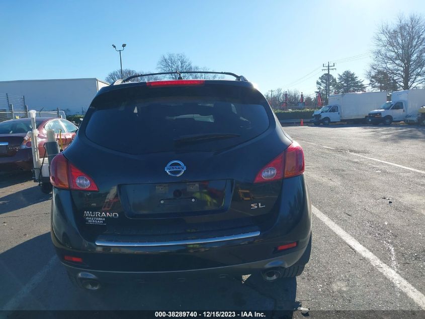 2010 Nissan Murano Sl VIN: JN8AZ1MU2AW002087 Lot: 38289740