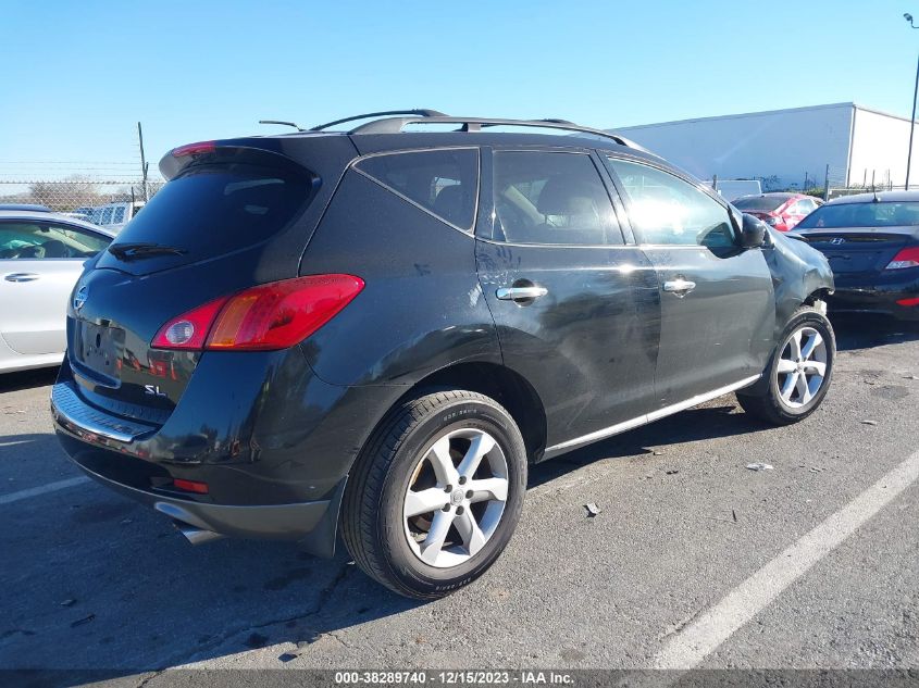 2010 Nissan Murano Sl VIN: JN8AZ1MU2AW002087 Lot: 38289740