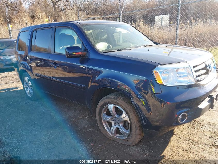 2013 Honda Pilot Ex-L VIN: 5FNYF4H59DB022207 Lot: 38289747