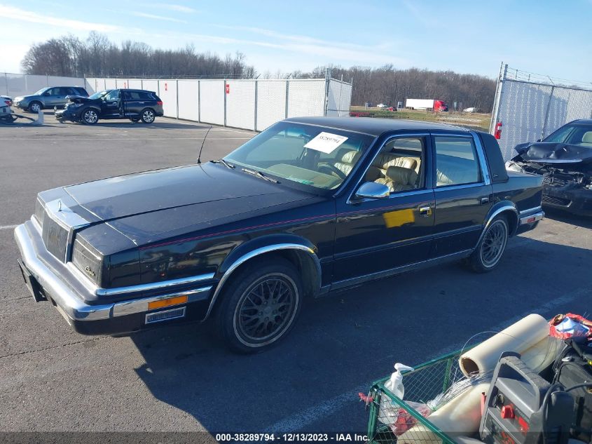 1989 Chrysler New Yorker C-Body Landau VIN: 1C3BC6634KD412751 Lot: 38289794