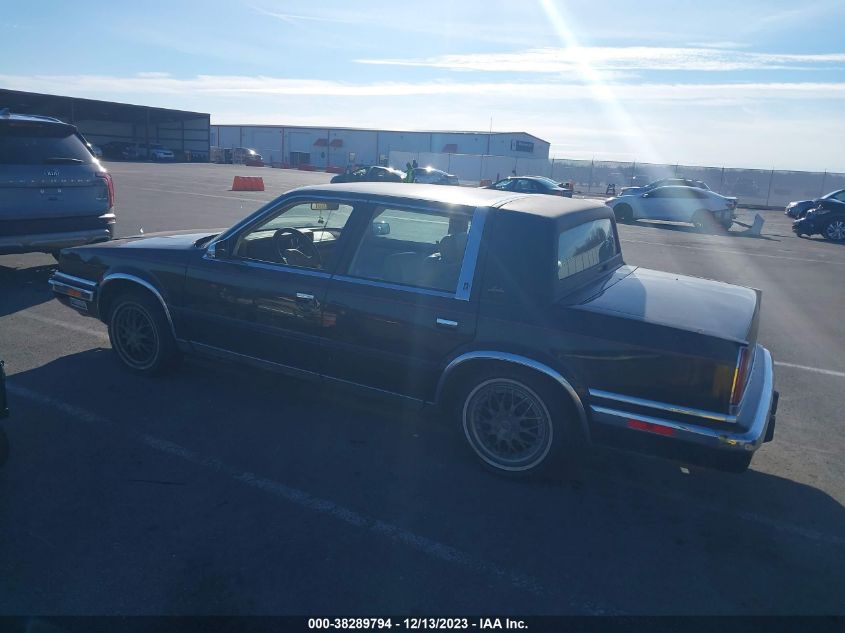 1989 Chrysler New Yorker C-Body Landau VIN: 1C3BC6634KD412751 Lot: 38289794