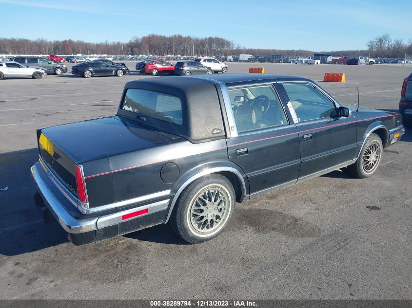 1989 Chrysler New Yorker C-Body Landau VIN: 1C3BC6634KD412751 Lot: 38289794