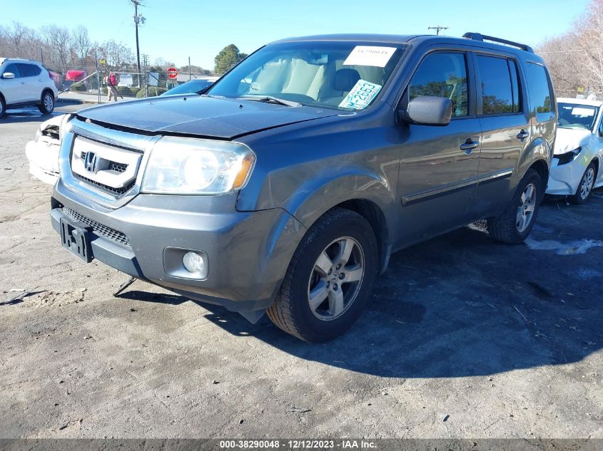 2010 Honda Pilot Ex-L VIN: 5FNYF4H64AB024628 Lot: 38290048