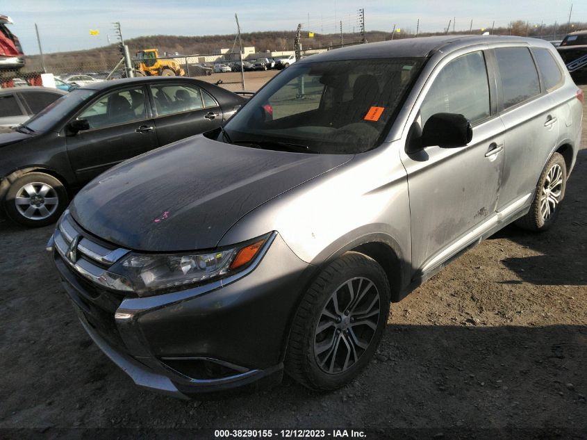 2018 Mitsubishi Outlander Es VIN: JA4AZ3A37JZ057016 Lot: 38290155