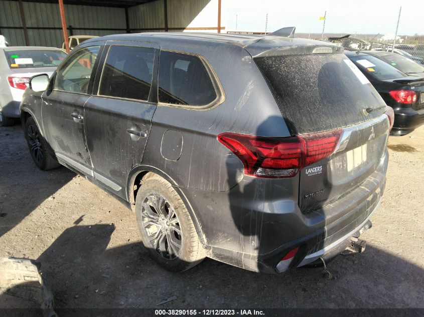 2018 Mitsubishi Outlander Es VIN: JA4AZ3A37JZ057016 Lot: 38290155