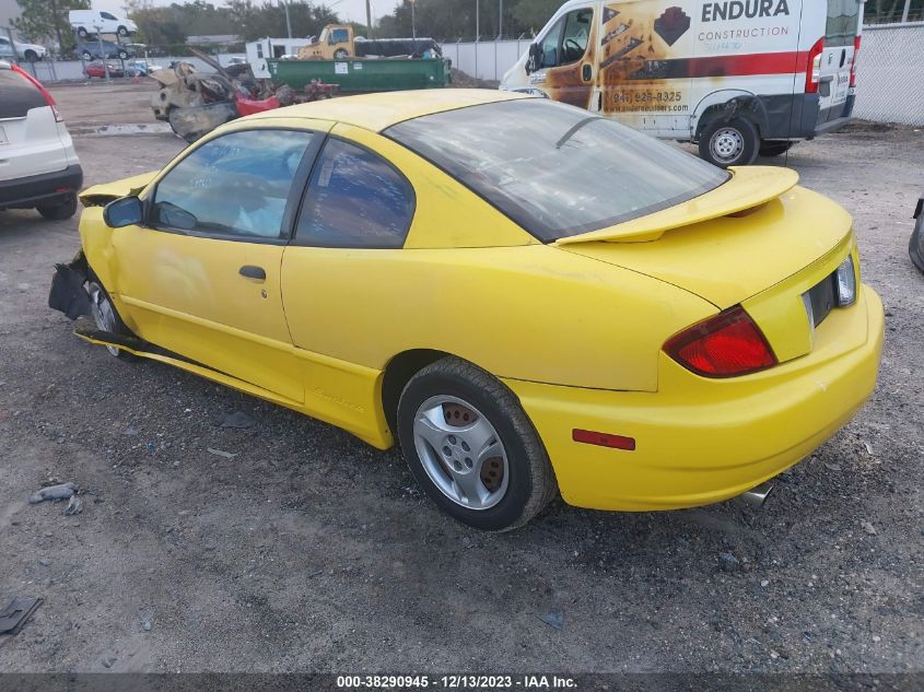 2004 Pontiac Sunfire VIN: 1G2JB12FX47285667 Lot: 38290945