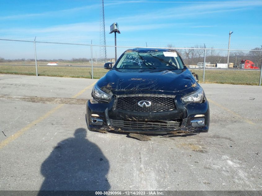 2016 Infiniti Q50 3.0T Premium VIN: JN1EV7AR8GM344016 Lot: 38290956