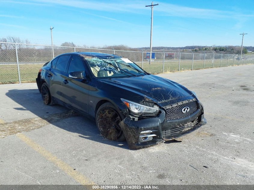 2016 Infiniti Q50 3.0T Premium VIN: JN1EV7AR8GM344016 Lot: 38290956