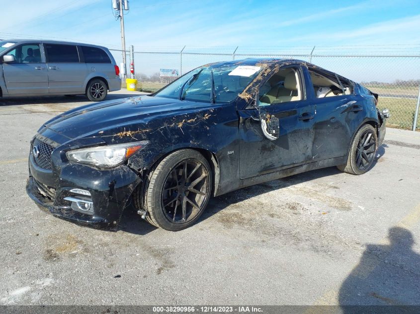 2016 Infiniti Q50 3.0T Premium VIN: JN1EV7AR8GM344016 Lot: 38290956