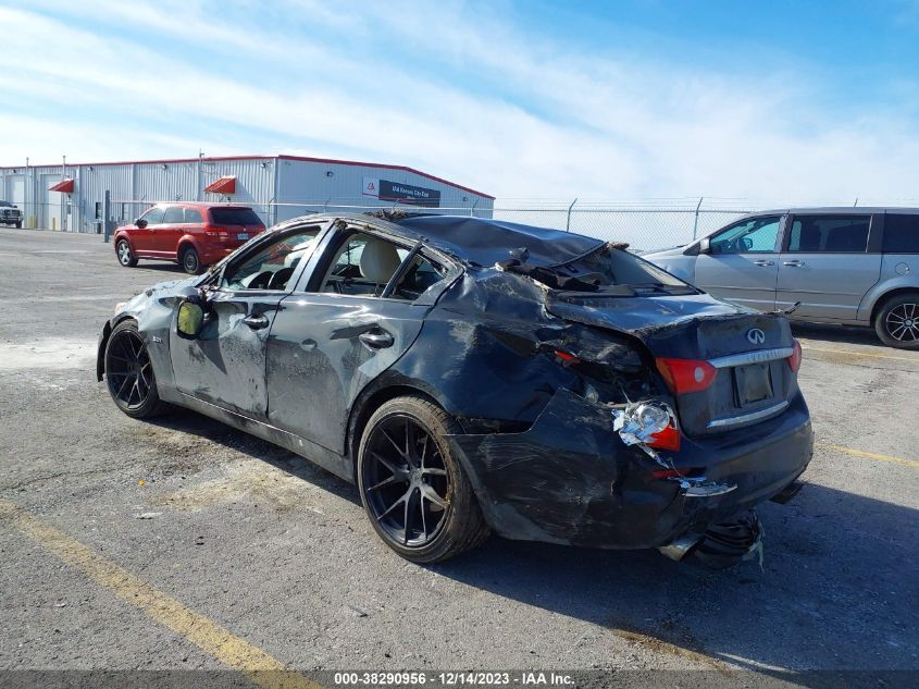 2016 Infiniti Q50 3.0T Premium VIN: JN1EV7AR8GM344016 Lot: 38290956