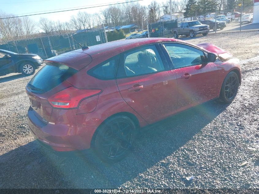 2015 Ford Focus Se VIN: 1FADP3K26FL347018 Lot: 38291034