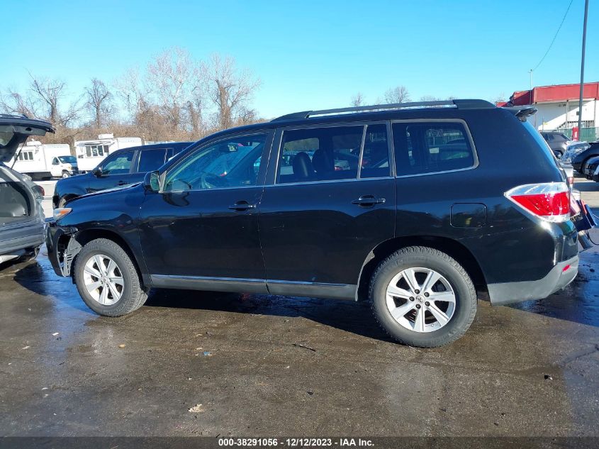 2012 Toyota Highlander Se V6 VIN: 5TDBK3EH6CS125816 Lot: 38291056