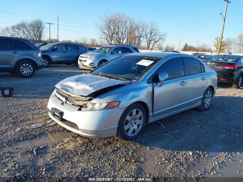 2008 Honda Civic Lx VIN: 2HGFA16518H331338 Lot: 38291087