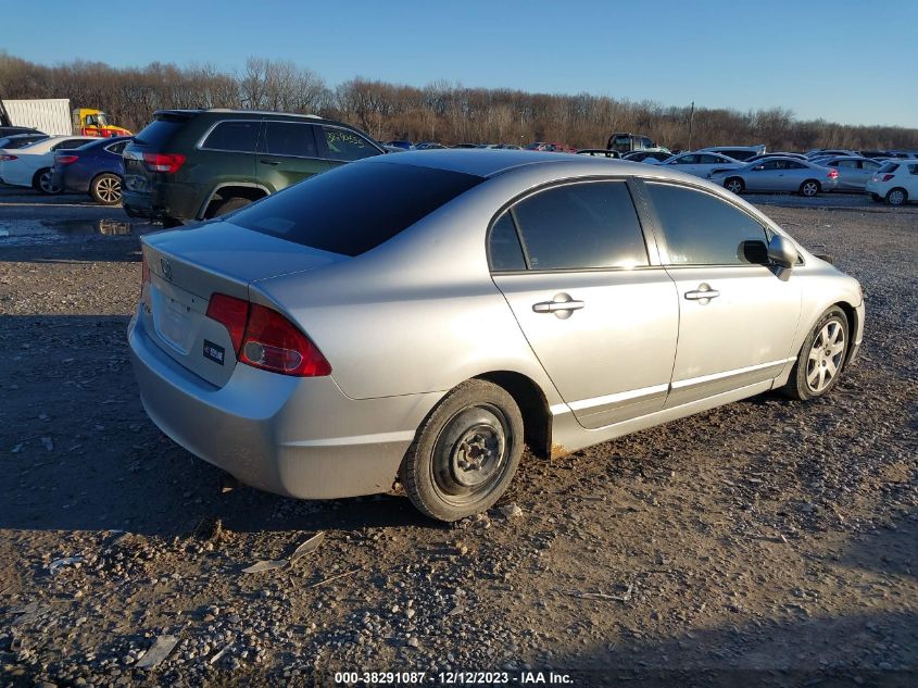 2008 Honda Civic Lx VIN: 2HGFA16518H331338 Lot: 38291087