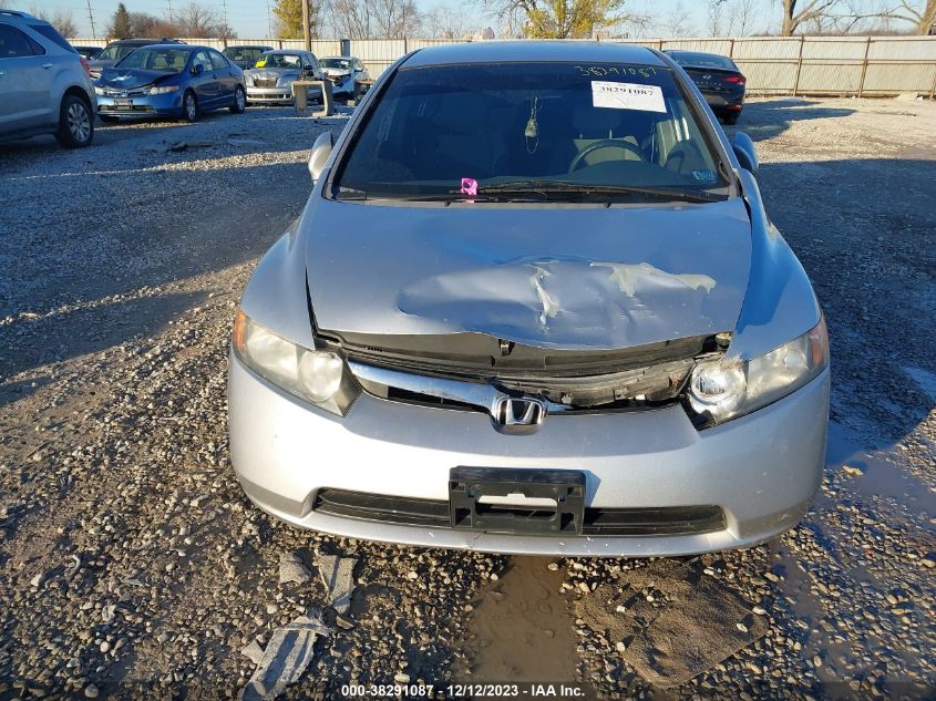 2008 Honda Civic Lx VIN: 2HGFA16518H331338 Lot: 38291087