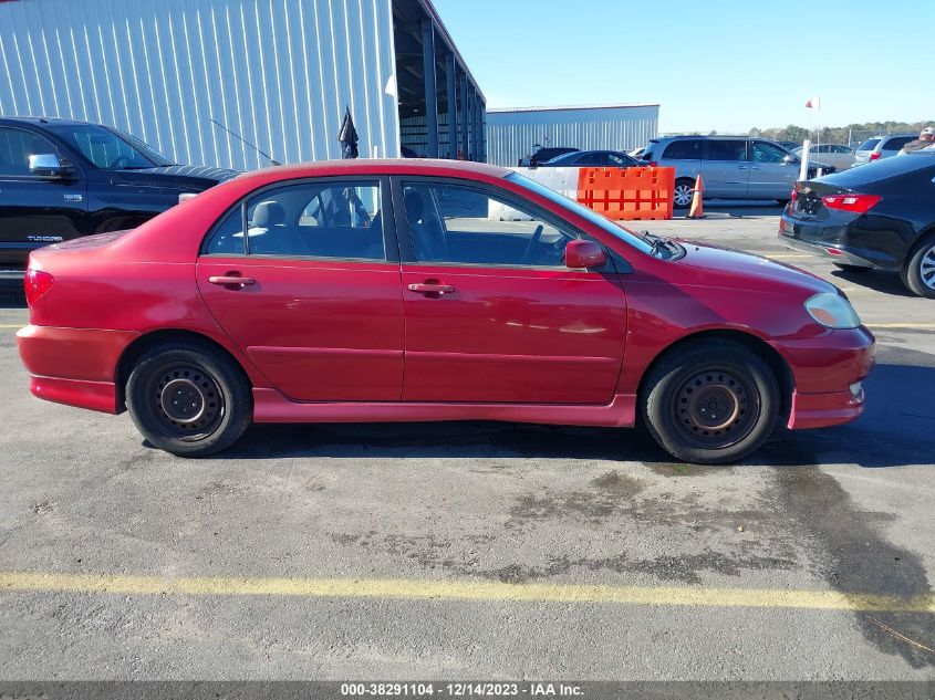 2003 Toyota Corolla S VIN: 1NXBR32E23Z168837 Lot: 38291104