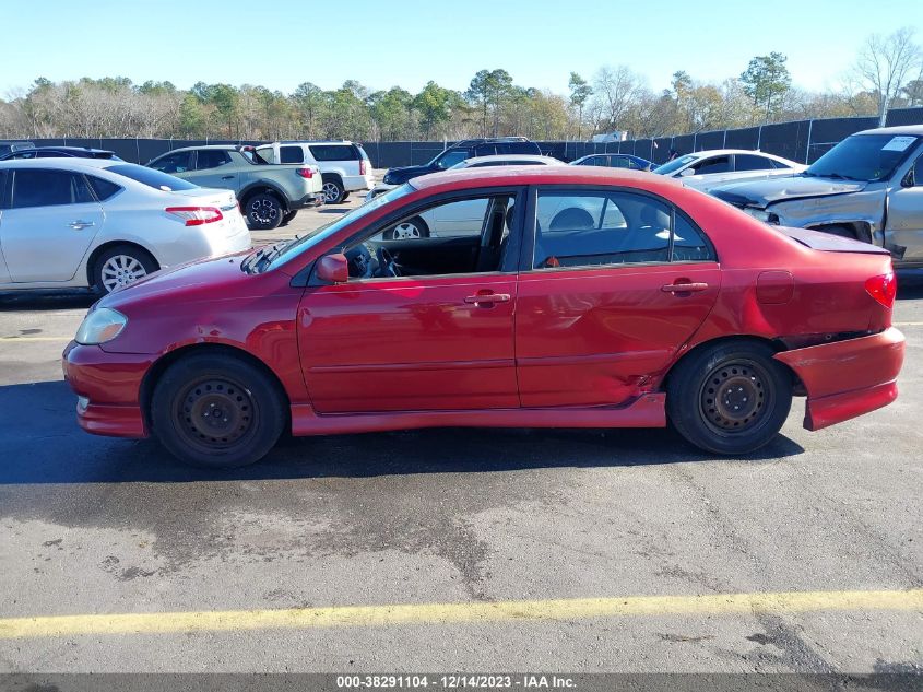 2003 Toyota Corolla S VIN: 1NXBR32E23Z168837 Lot: 38291104