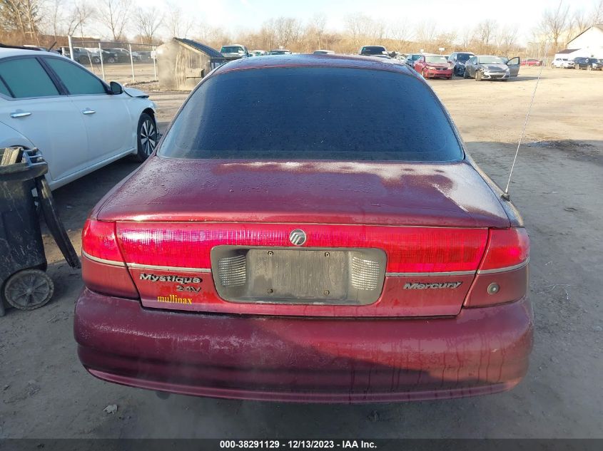 1999 Mercury Mystique Ls VIN: 1MEFM66LXXK600685 Lot: 38291129