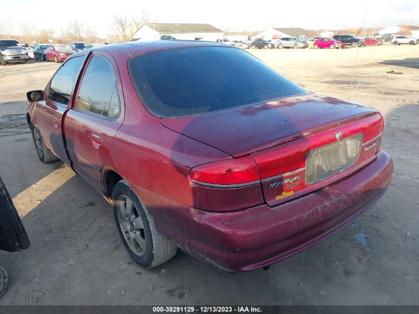 1999 Mercury Mystique Ls VIN: 1MEFM66LXXK600685 Lot: 38291129