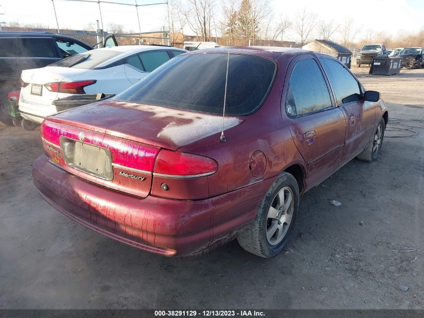 1999 Mercury Mystique Ls VIN: 1MEFM66LXXK600685 Lot: 38291129