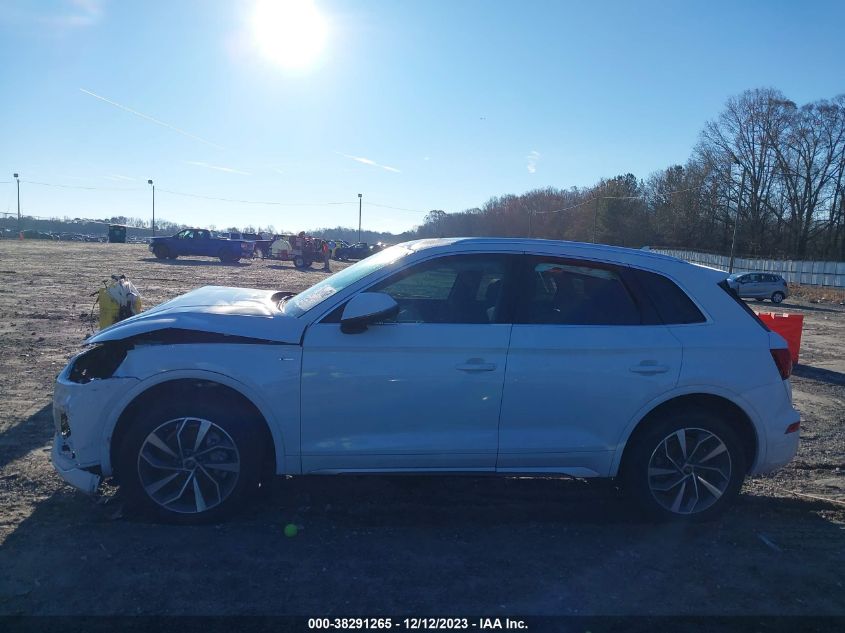 2022 Audi Q5 Premium Plus 45 Tfsi S Line Quattro S Tronic VIN: WA1EAAFY1N2084552 Lot: 38291265