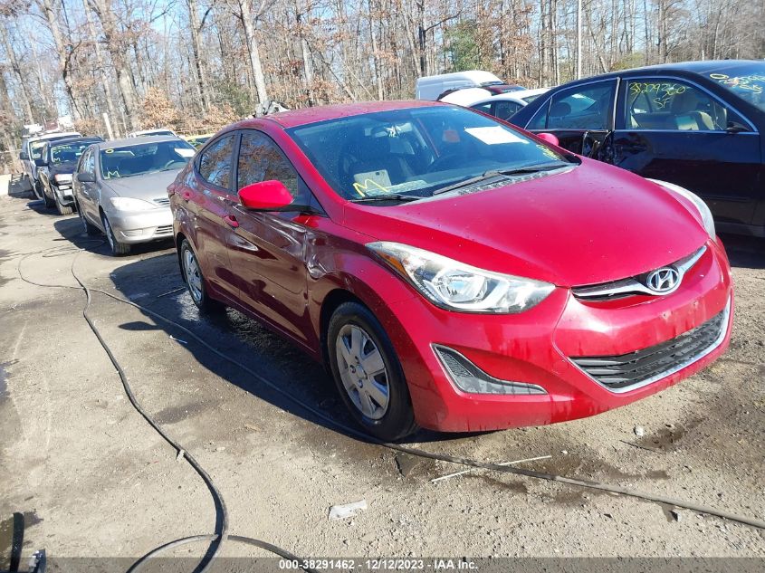 KMHDH4AE2GU574819 2016 Hyundai Elantra Se