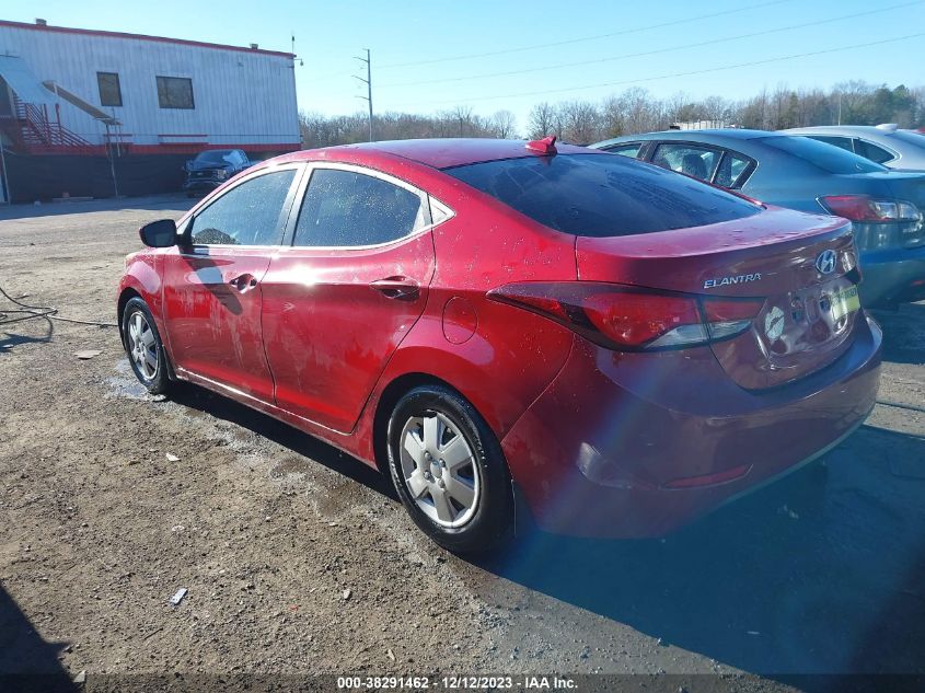 KMHDH4AE2GU574819 2016 Hyundai Elantra Se