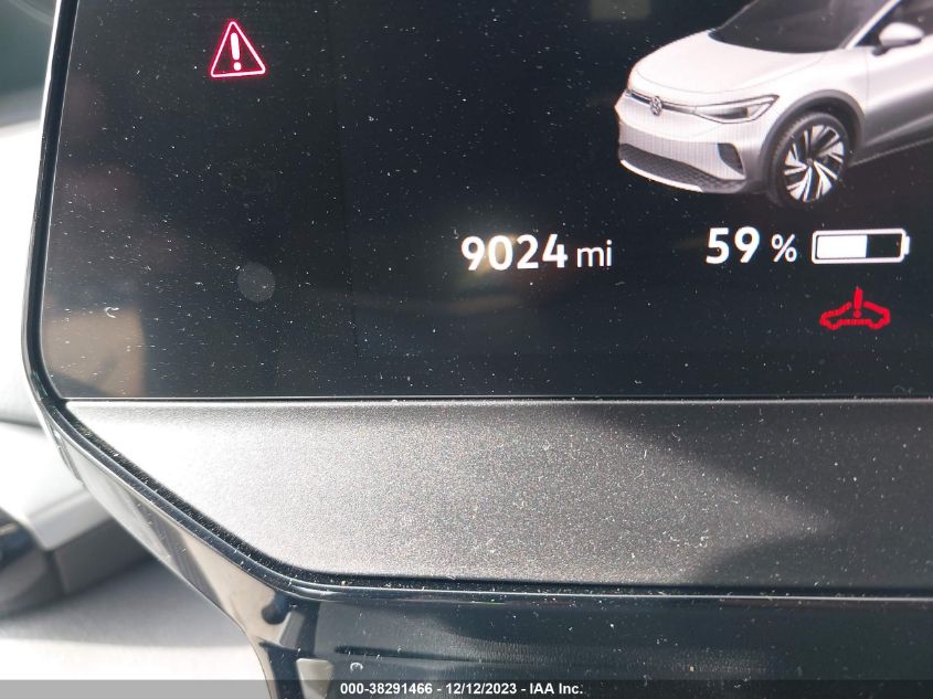 2022 Volkswagen Id.4 Pro VIN: WVGRMPE22NP059298 Lot: 38291466