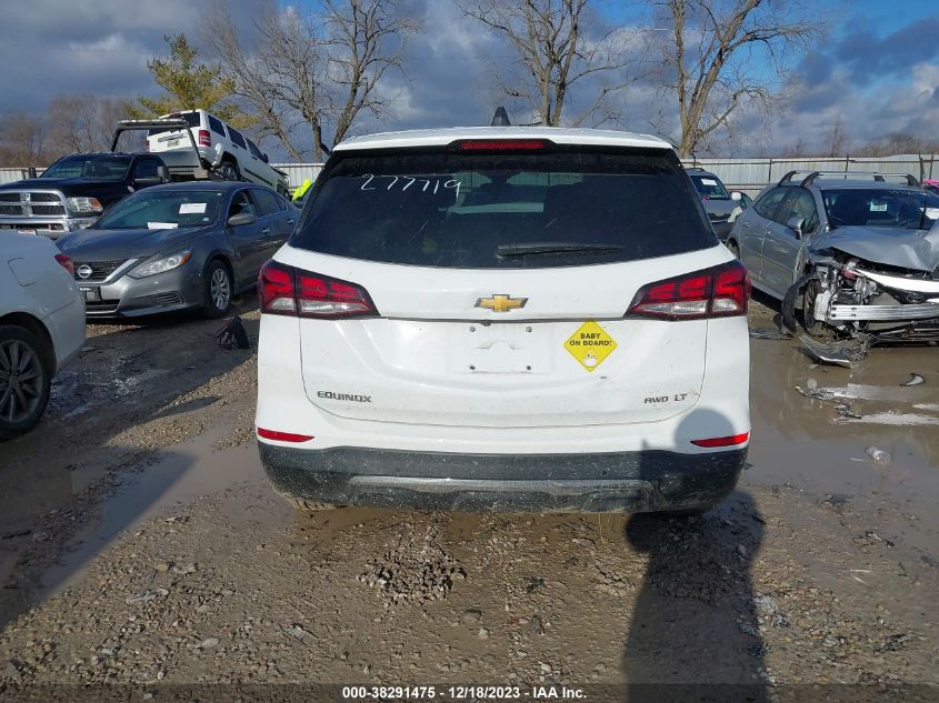 3GNAXUEVXNL277719 2022 Chevrolet Equinox Awd Lt