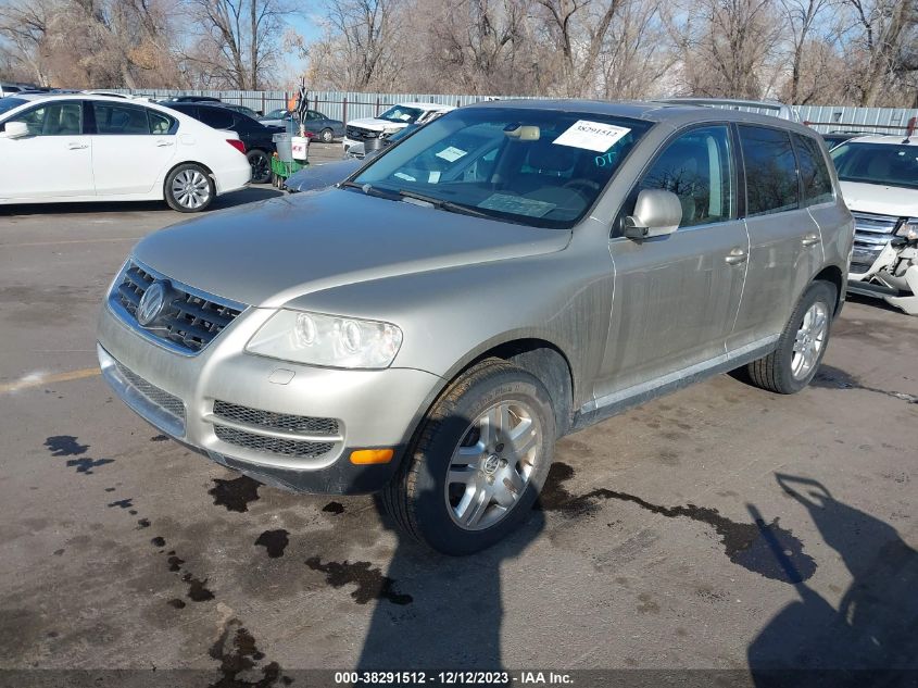 2004 Volkswagen Touareg V8 VIN: WVGEM67L74D028501 Lot: 38291512