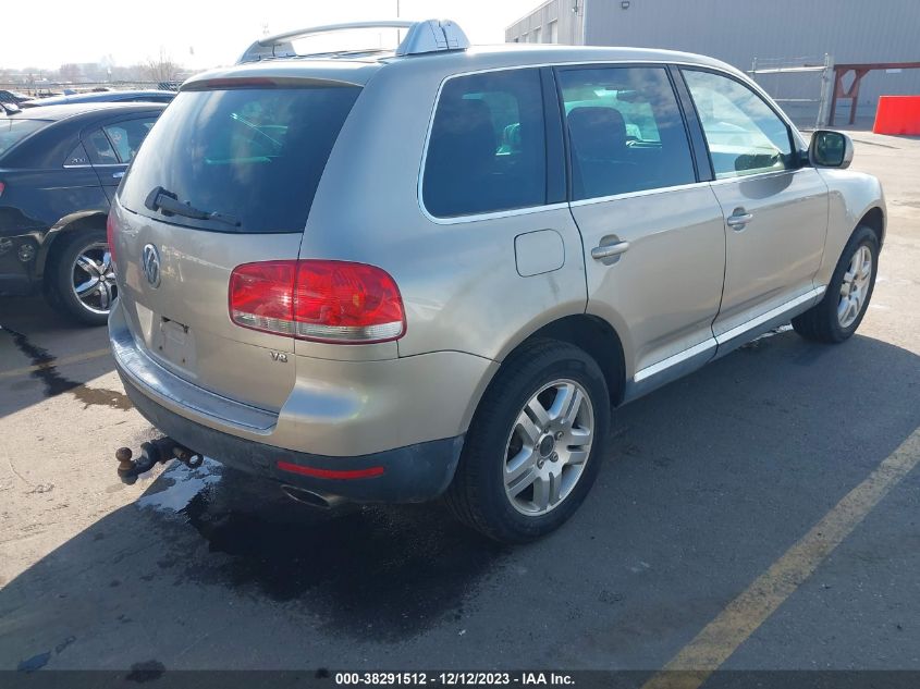 2004 Volkswagen Touareg V8 VIN: WVGEM67L74D028501 Lot: 38291512