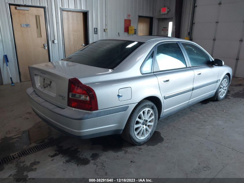 2001 Volvo S80 2.9 A Sr VIN: YV1TS94D311215516 Lot: 38291540