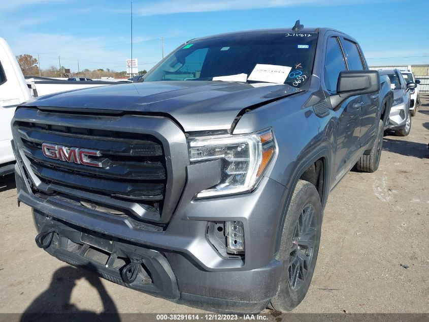 2021 GMC Sierra 1500 4Wd Short Box Elevation VIN: 3GTP9CEK4MG450655 Lot: 38291614