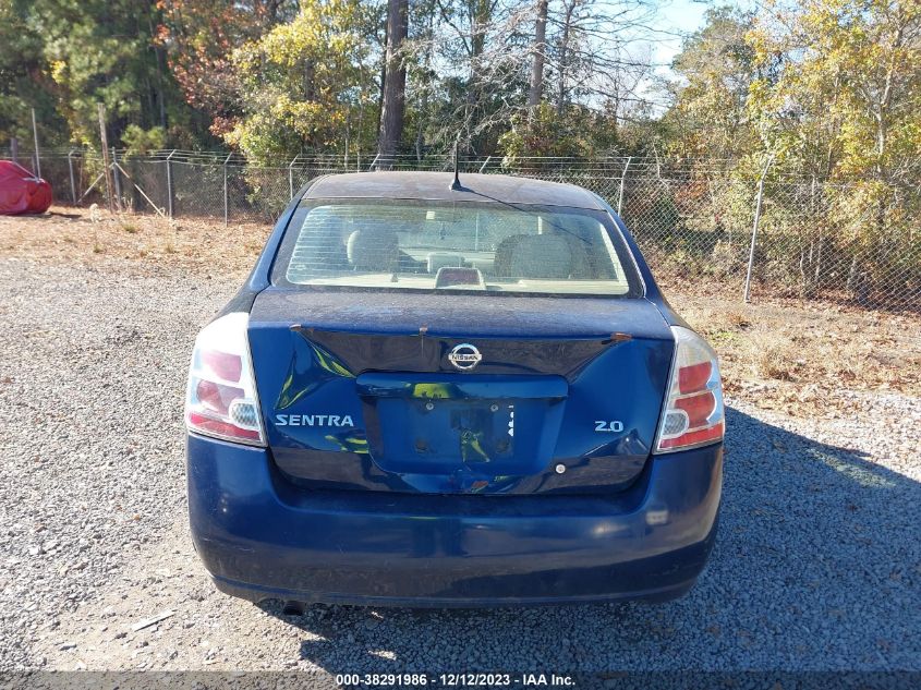 2007 Nissan Sentra 2.0 VIN: 3N1AB61E67L715697 Lot: 38291986