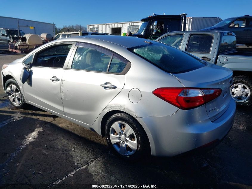 2014 Kia Forte Lx VIN: KNAFK4A68E5095252 Lot: 38292234