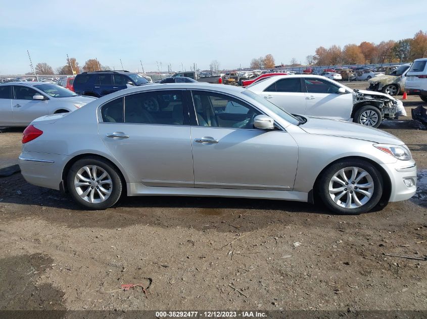 2012 Hyundai Genesis 3.8 VIN: KMHGC4DD7CU196862 Lot: 38292477