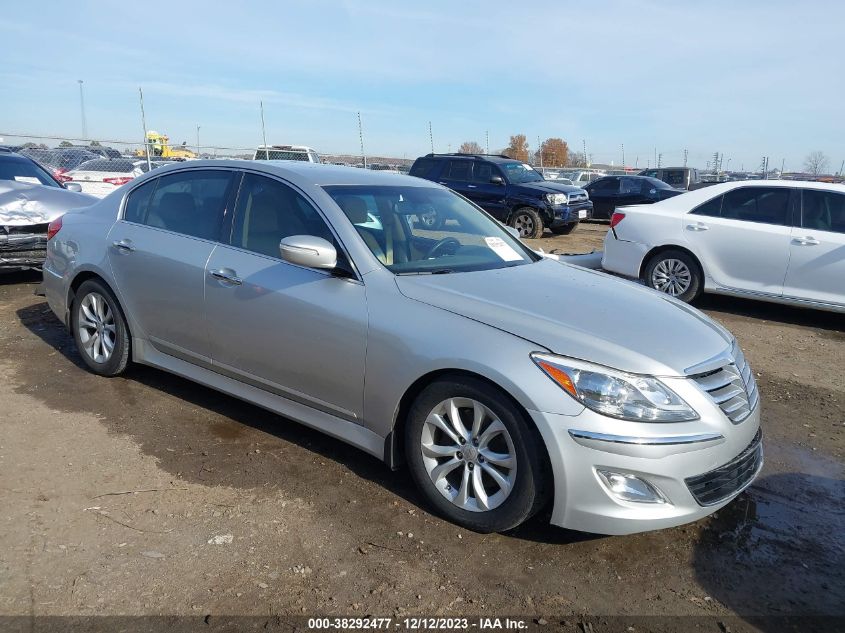 2012 Hyundai Genesis 3.8 VIN: KMHGC4DD7CU196862 Lot: 38292477