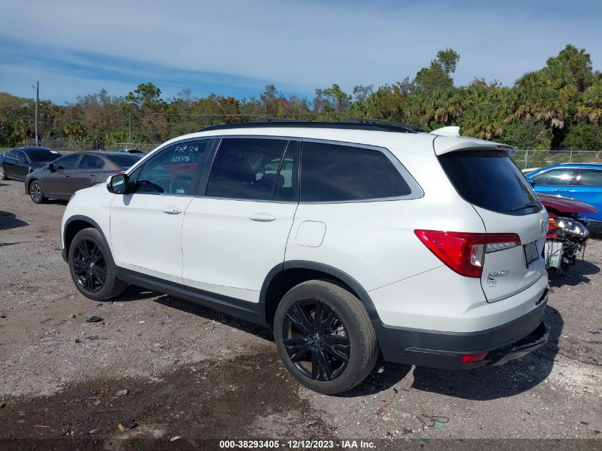 2021 Honda Pilot 2Wd Special Edition VIN: 5FNYF5H20MB034385 Lot: 38293405