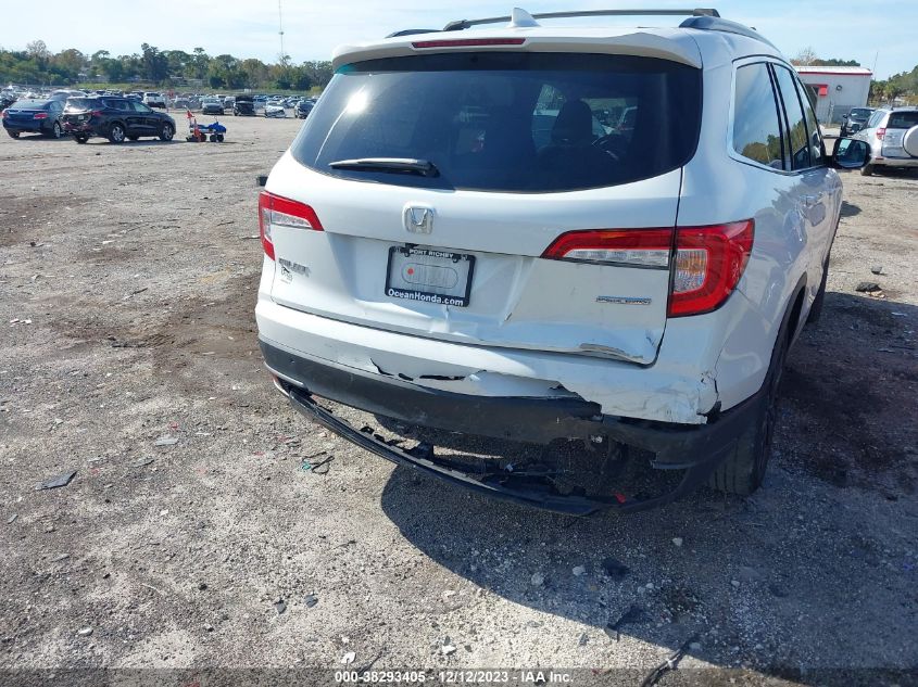 2021 Honda Pilot 2Wd Special Edition VIN: 5FNYF5H20MB034385 Lot: 38293405